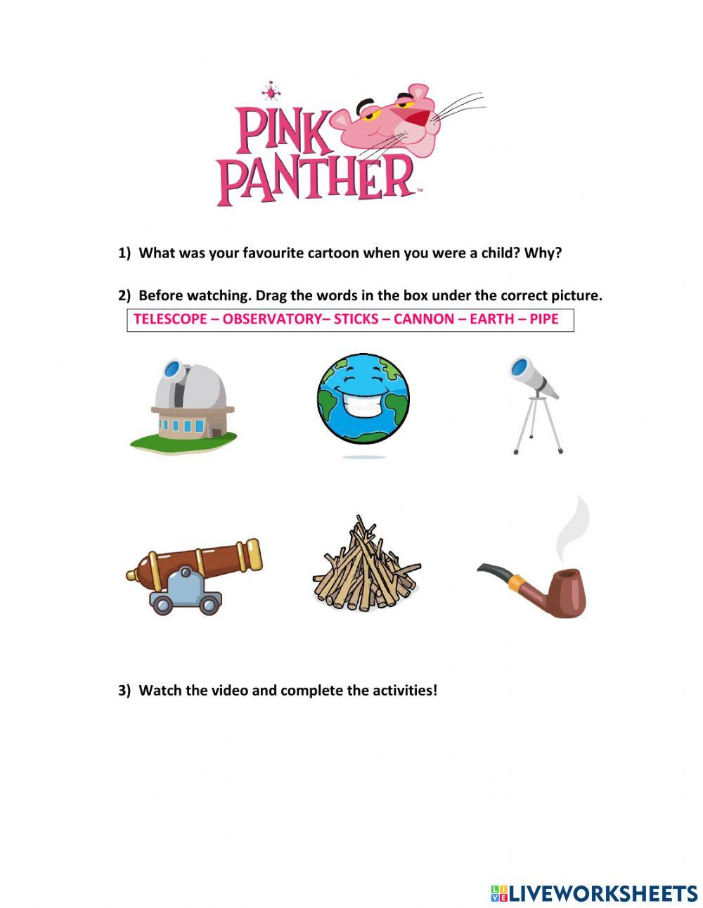 The Pink Panther - Simple past (to be)