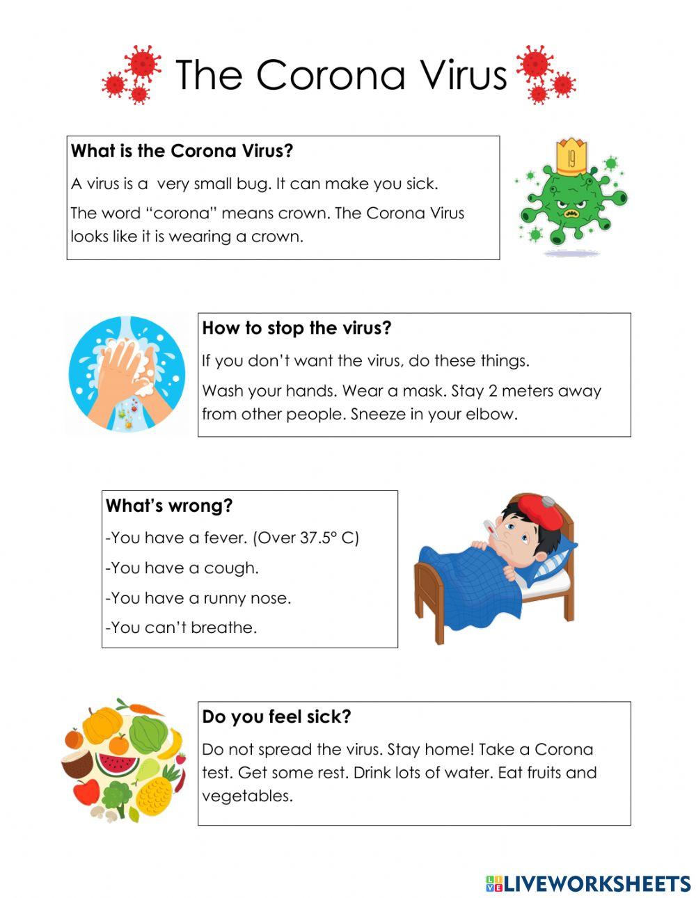 Lesson 2. The Corona Virus