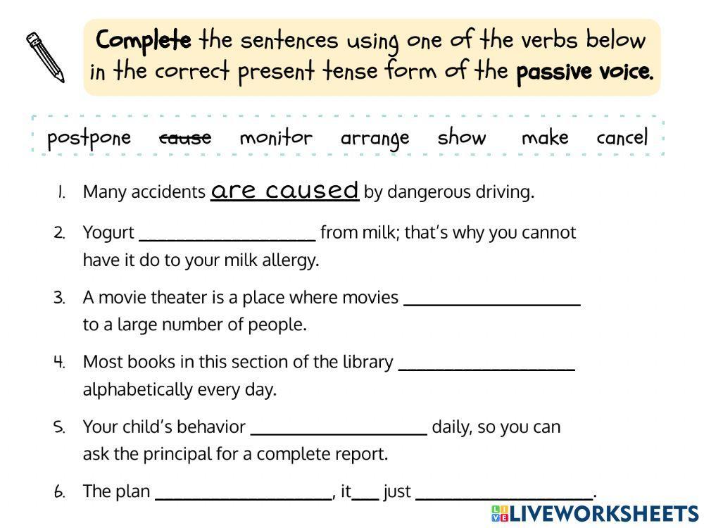 Passive Voice Present Simple