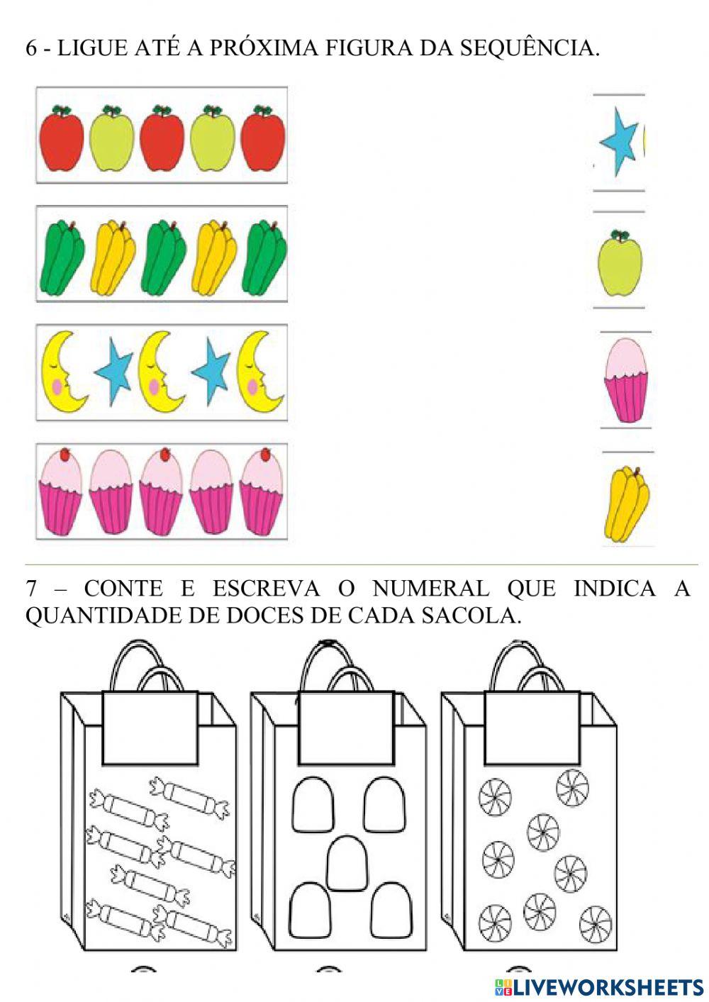 Verificação de Aprendizagem - Matemática - 1º Bimestre