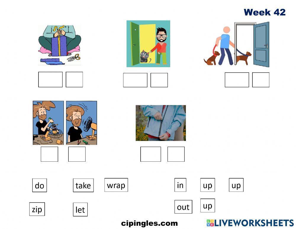 Verbs and Laundry 2 Week 42