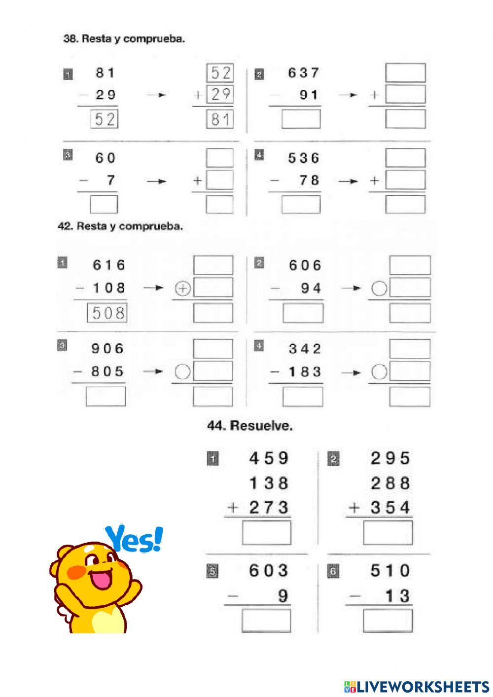 Lección matemáticas