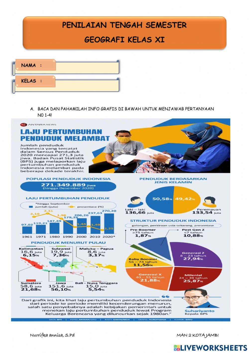 Uts geografi kelas xi semester genap