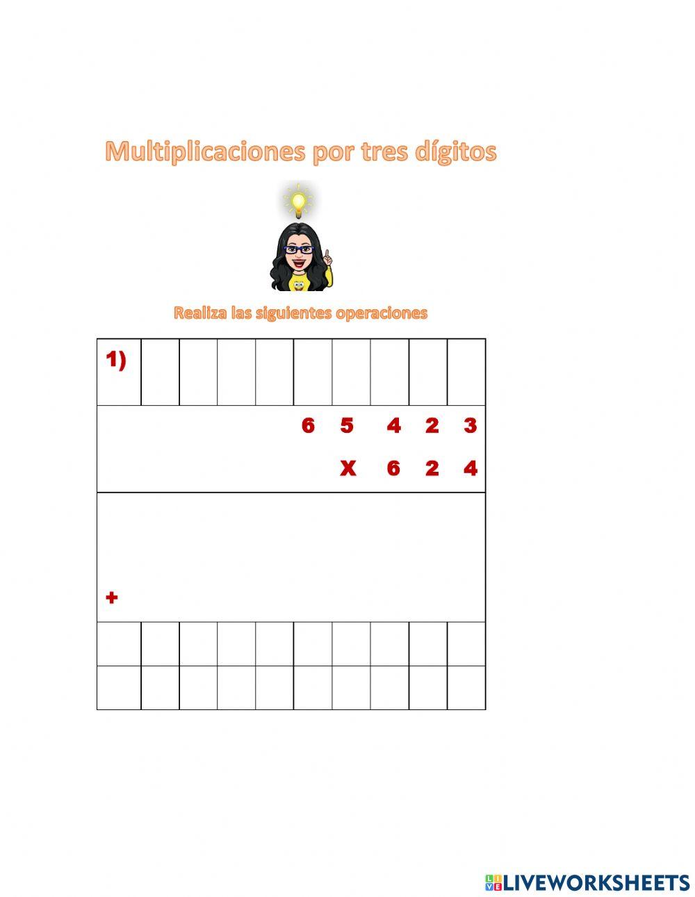 Multiplicaciones