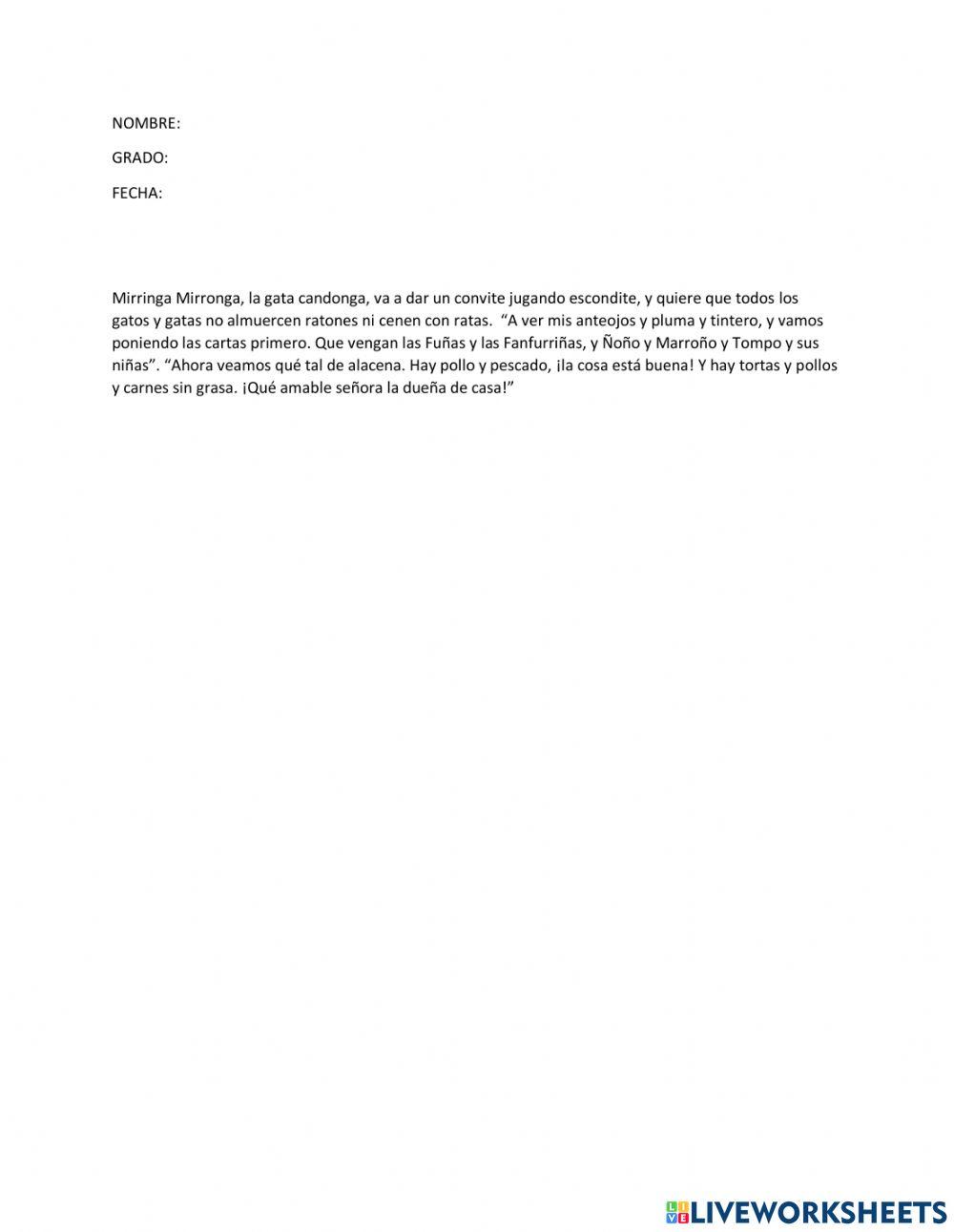 Ejercicio con el teclado