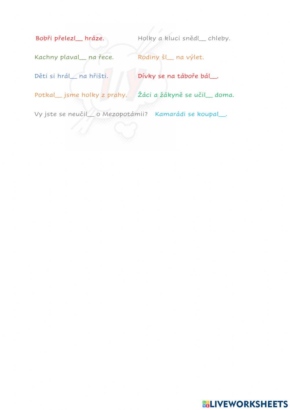 Shoda podmětu s přísudkem