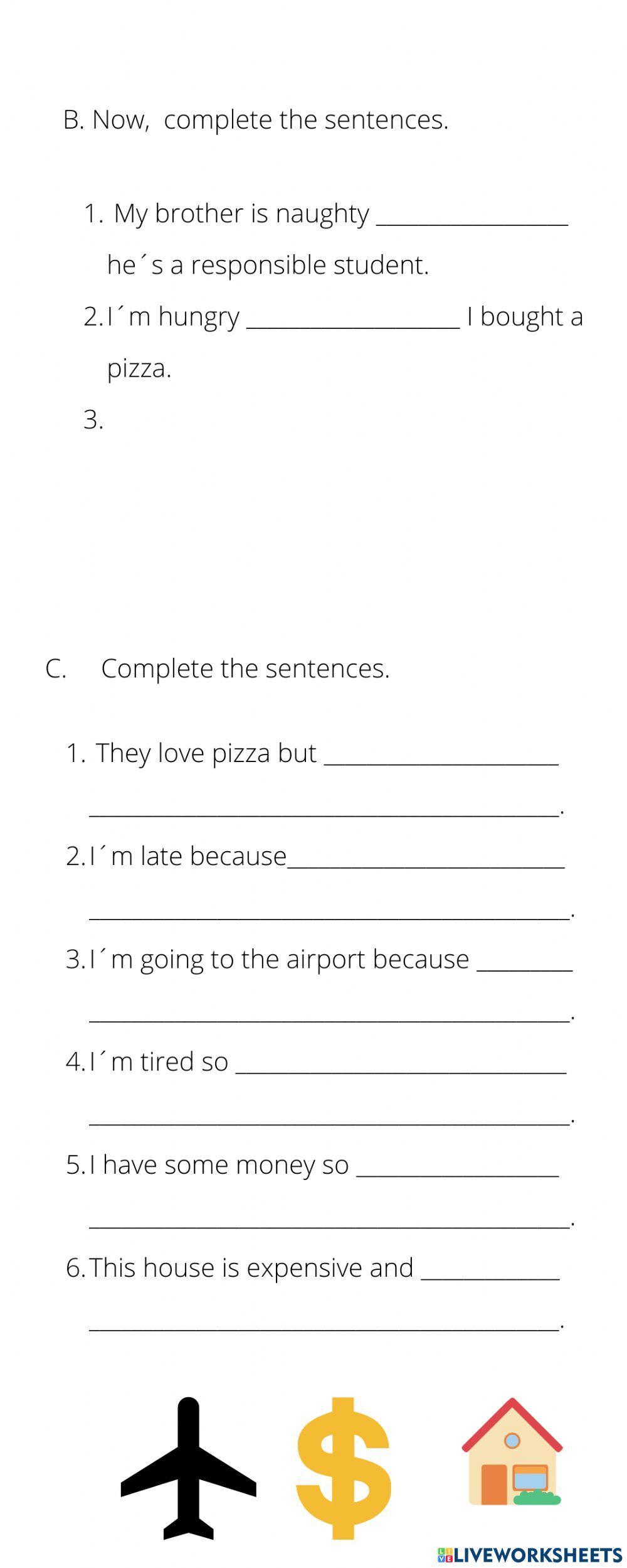 And, but, because, so