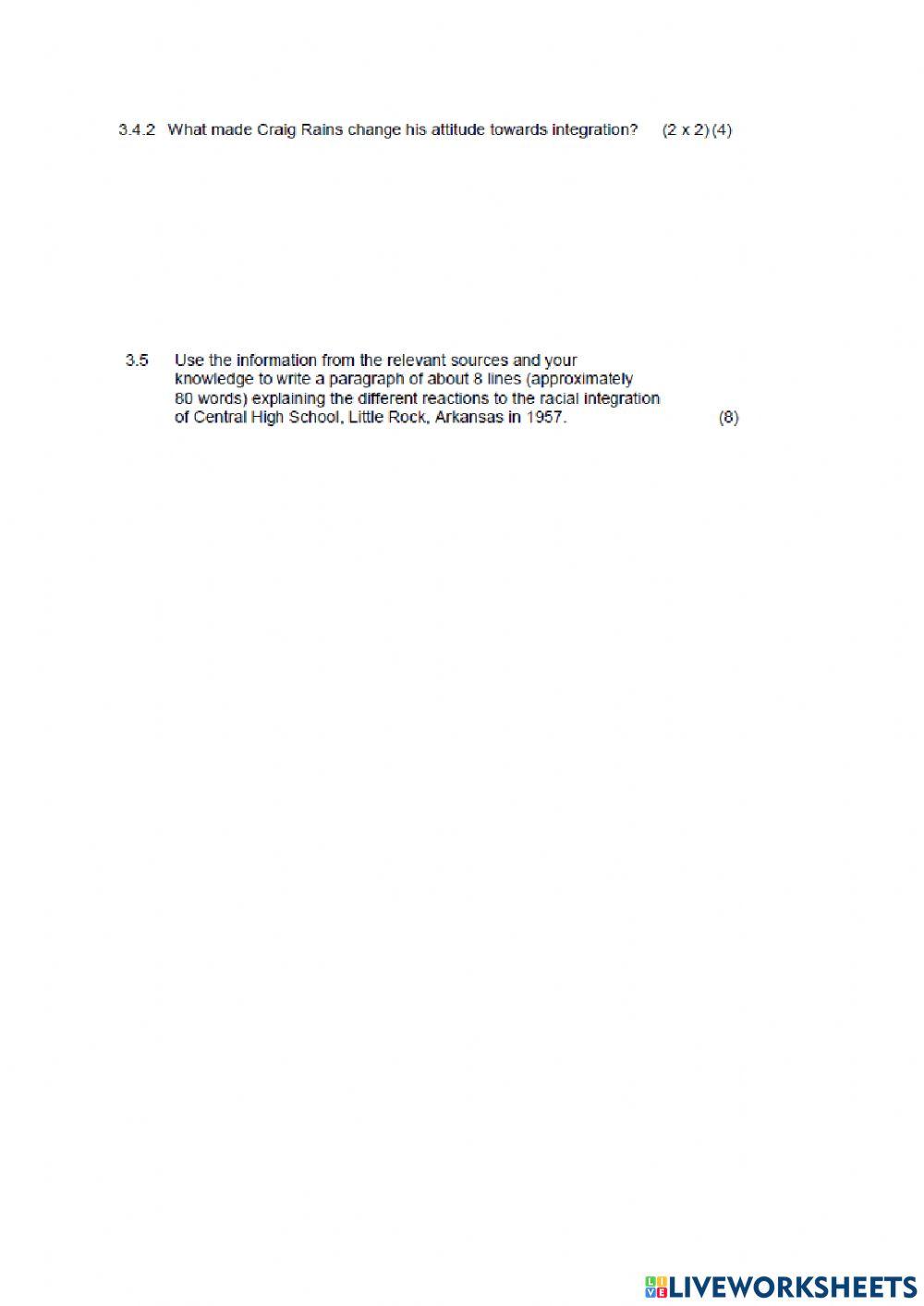 Section A Source Base Questions