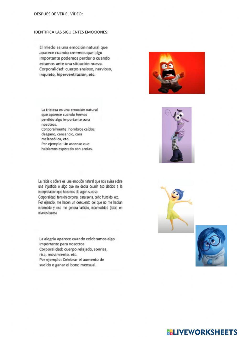 Identificando emociones