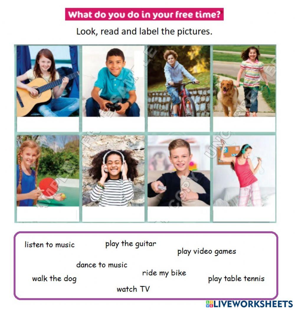 Free time activities