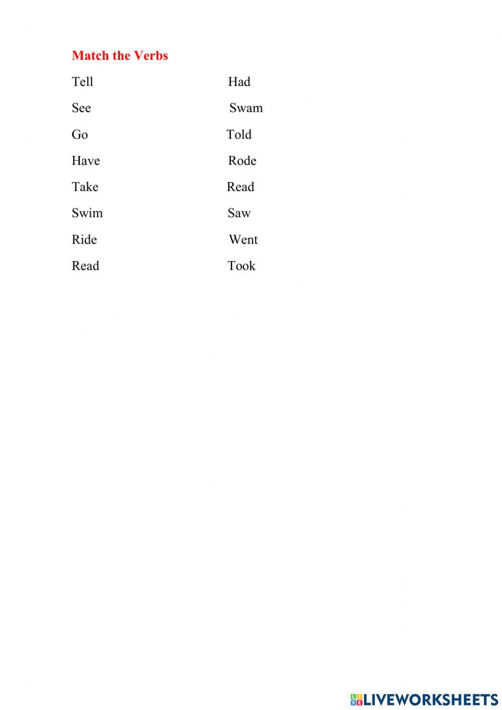 Irregular Verbs
