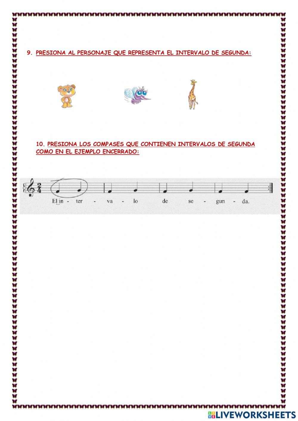 EVALUACIÓN MUSICA 3EGB