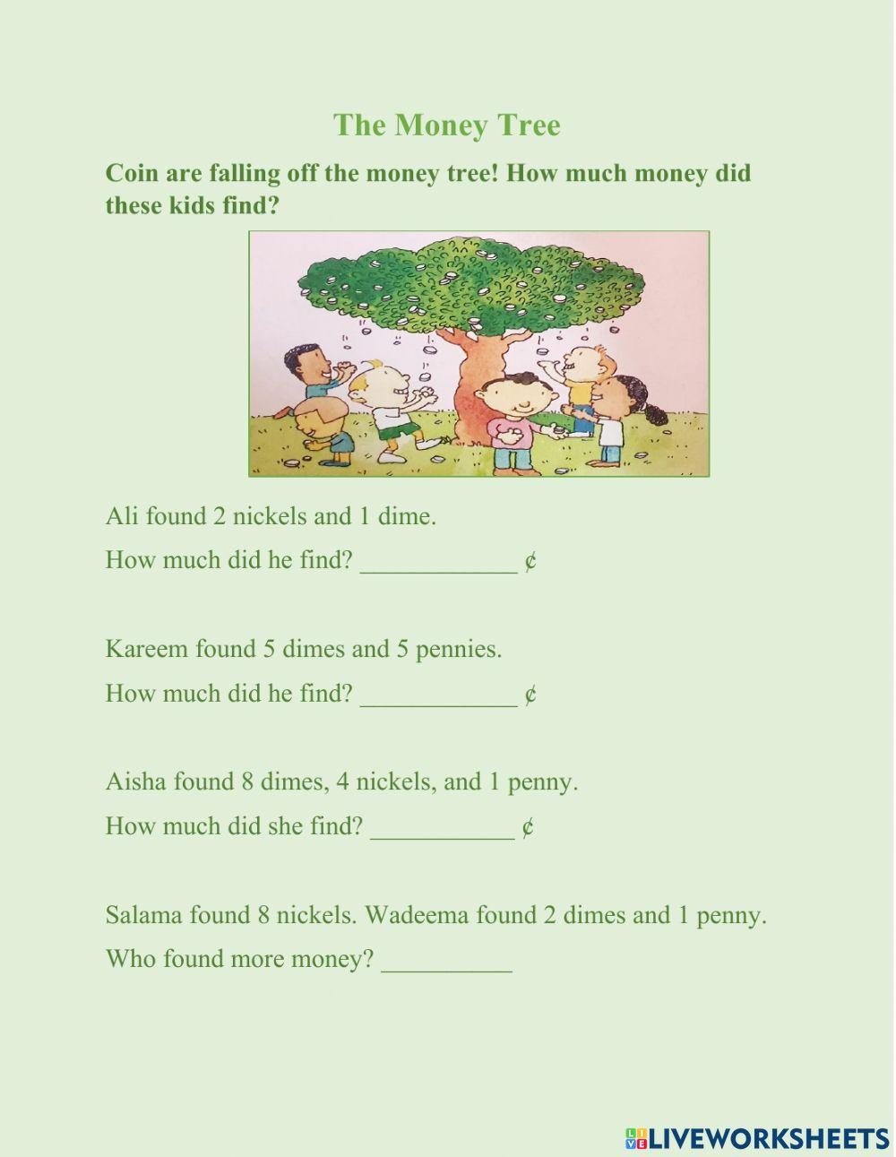 Counting Pennies, Nickels, and Dimes