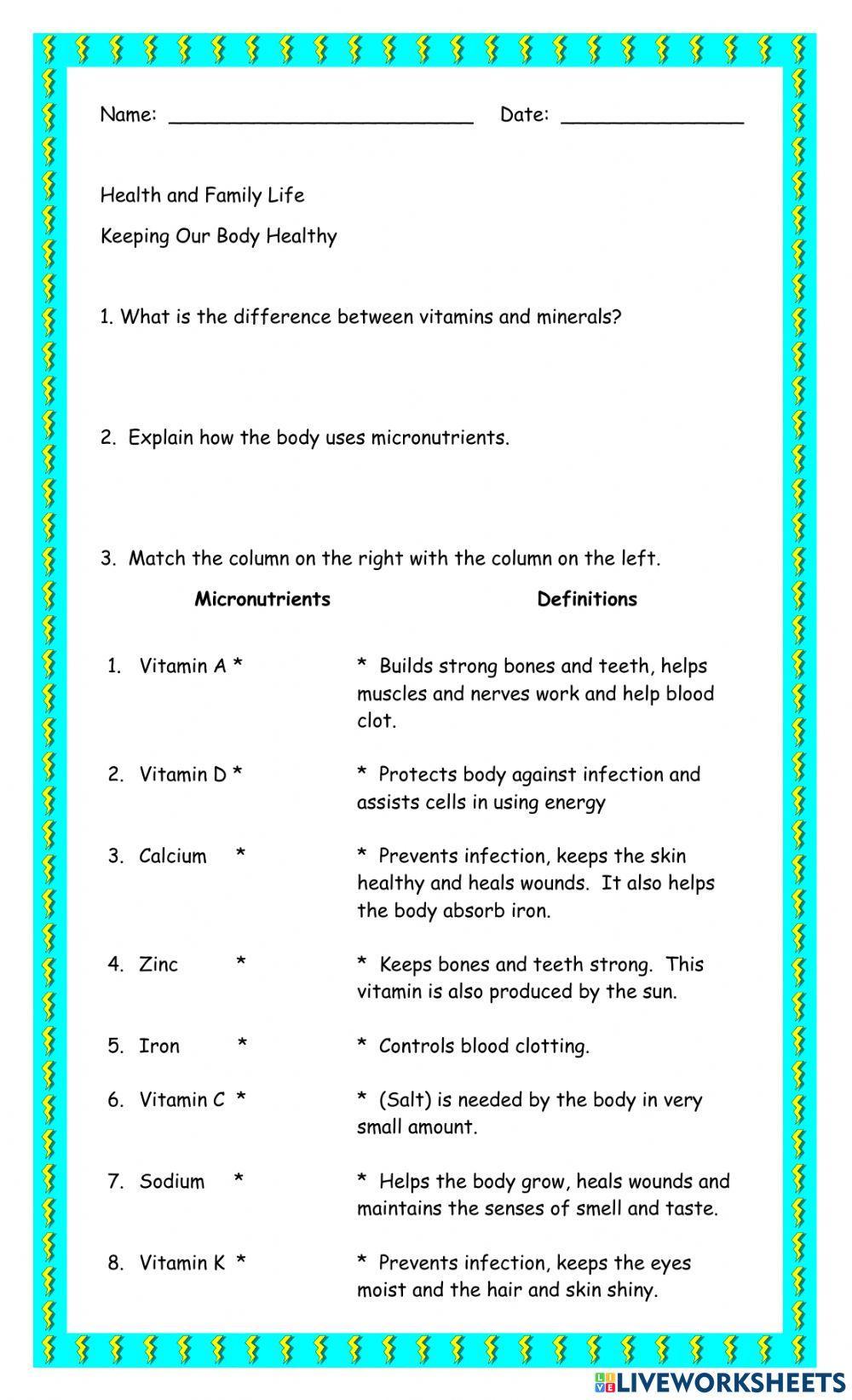 Keeping Our Body Healthy