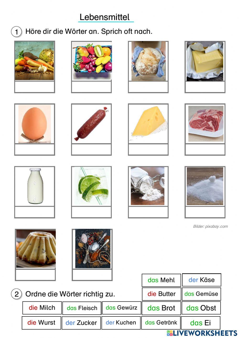 Lebensmittel - Einführung