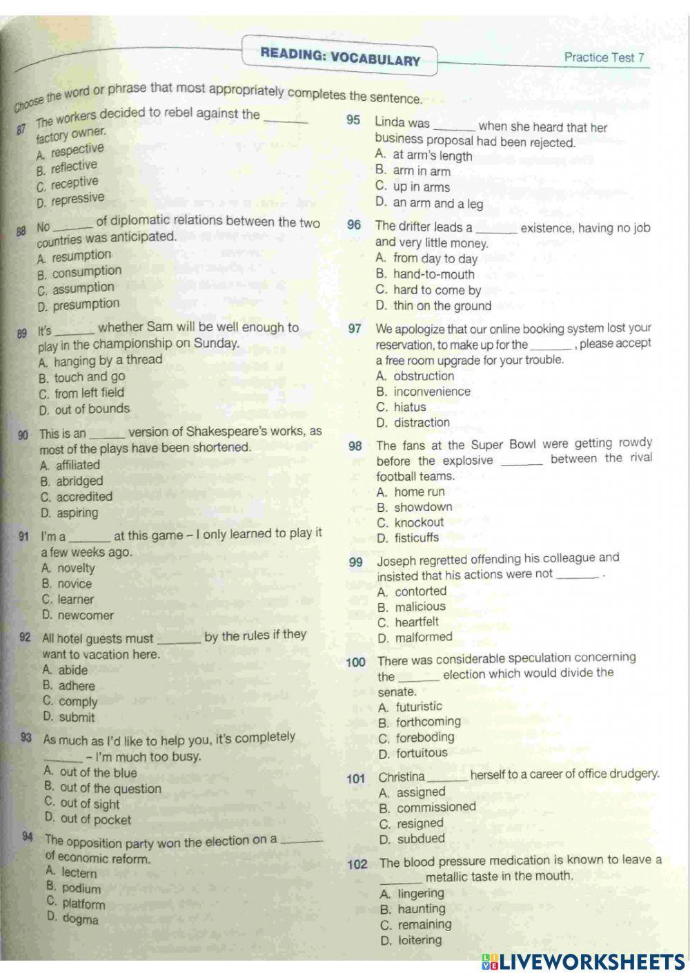 Practice Tests Michigan ECPE - Test 7 - part 2