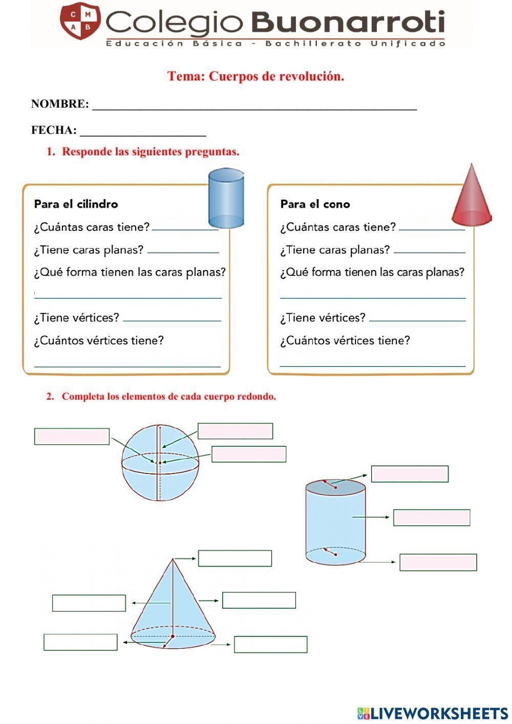 Cuerpos de revolución
