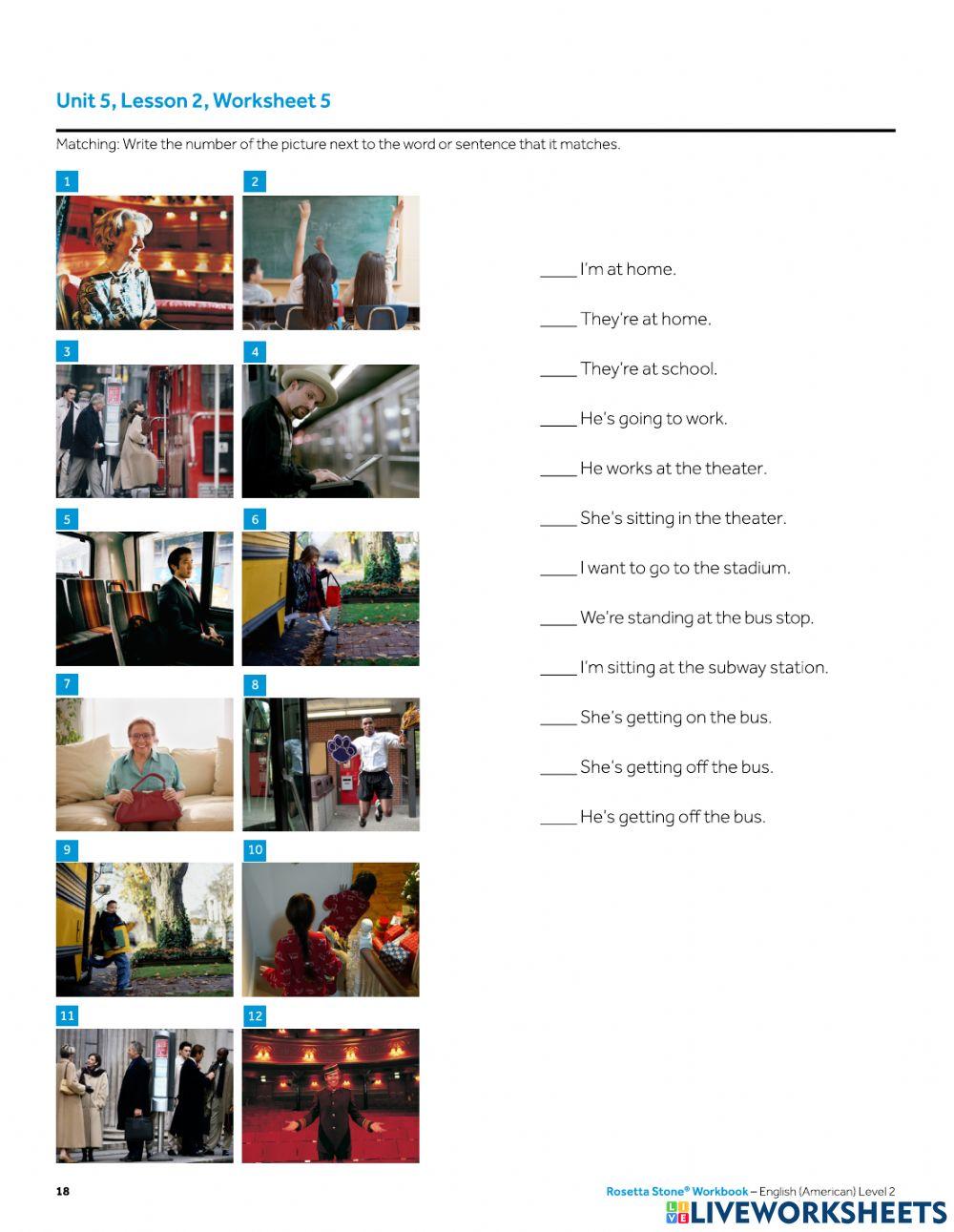 Unit 5 Lesson 2 Worksheets 4-5