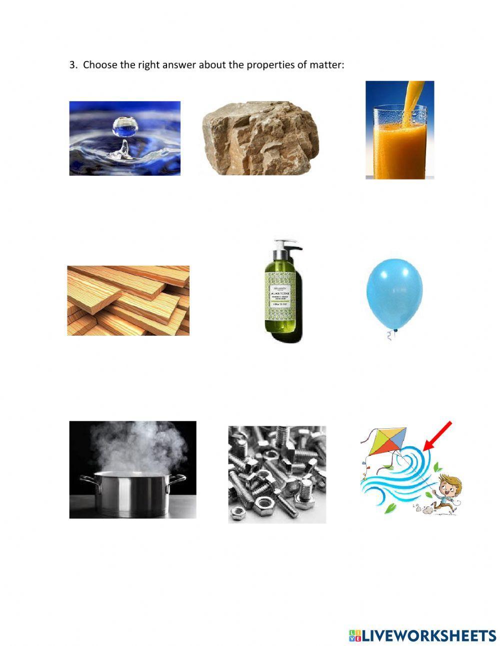 States of matter and their properties