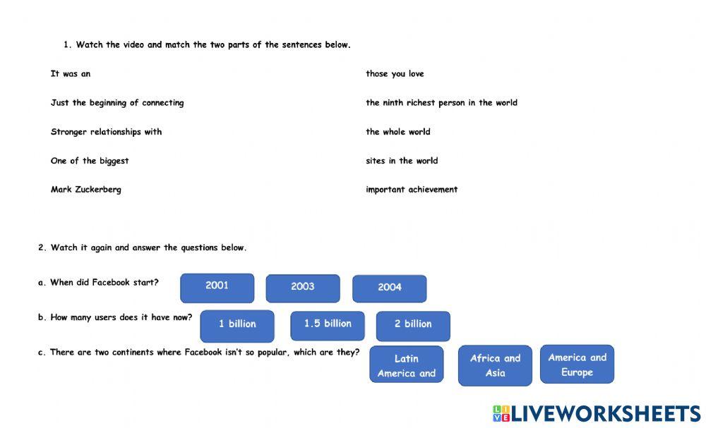 Listening activity facebook