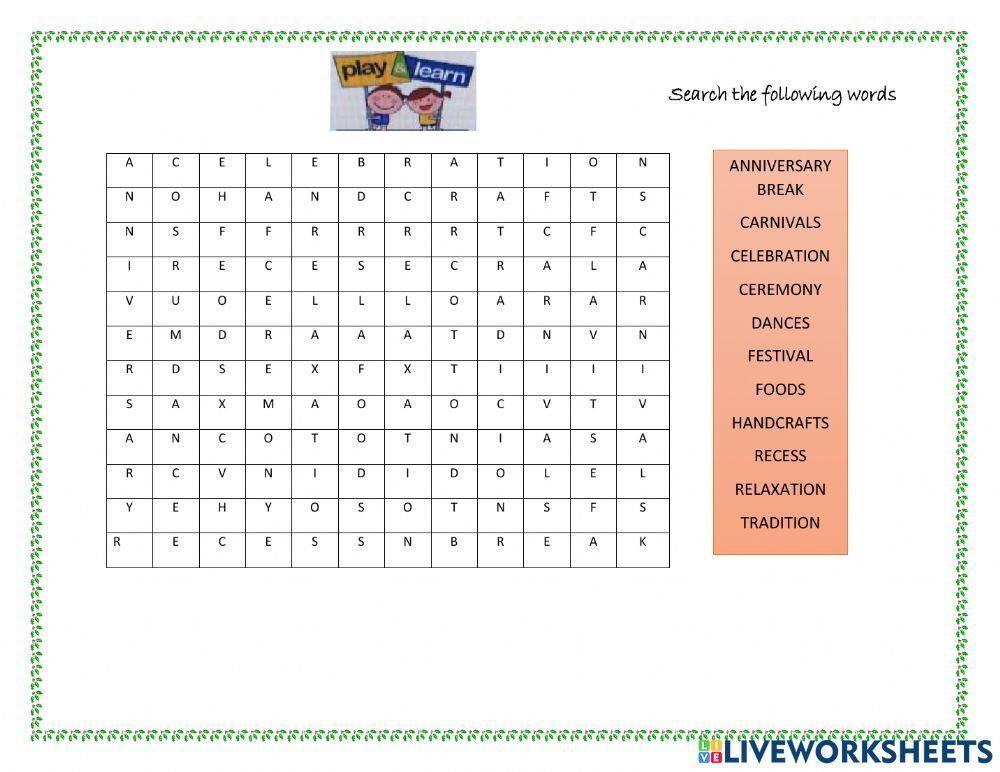 Cultures and traditions