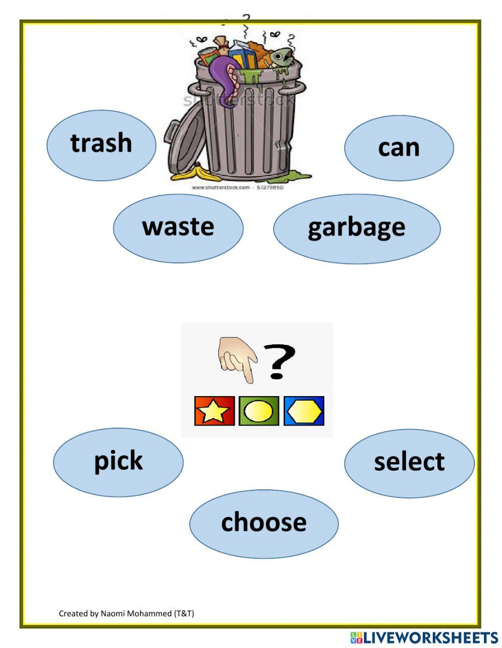 Synonyms interactive activity for Infant 1 | Live Worksheets