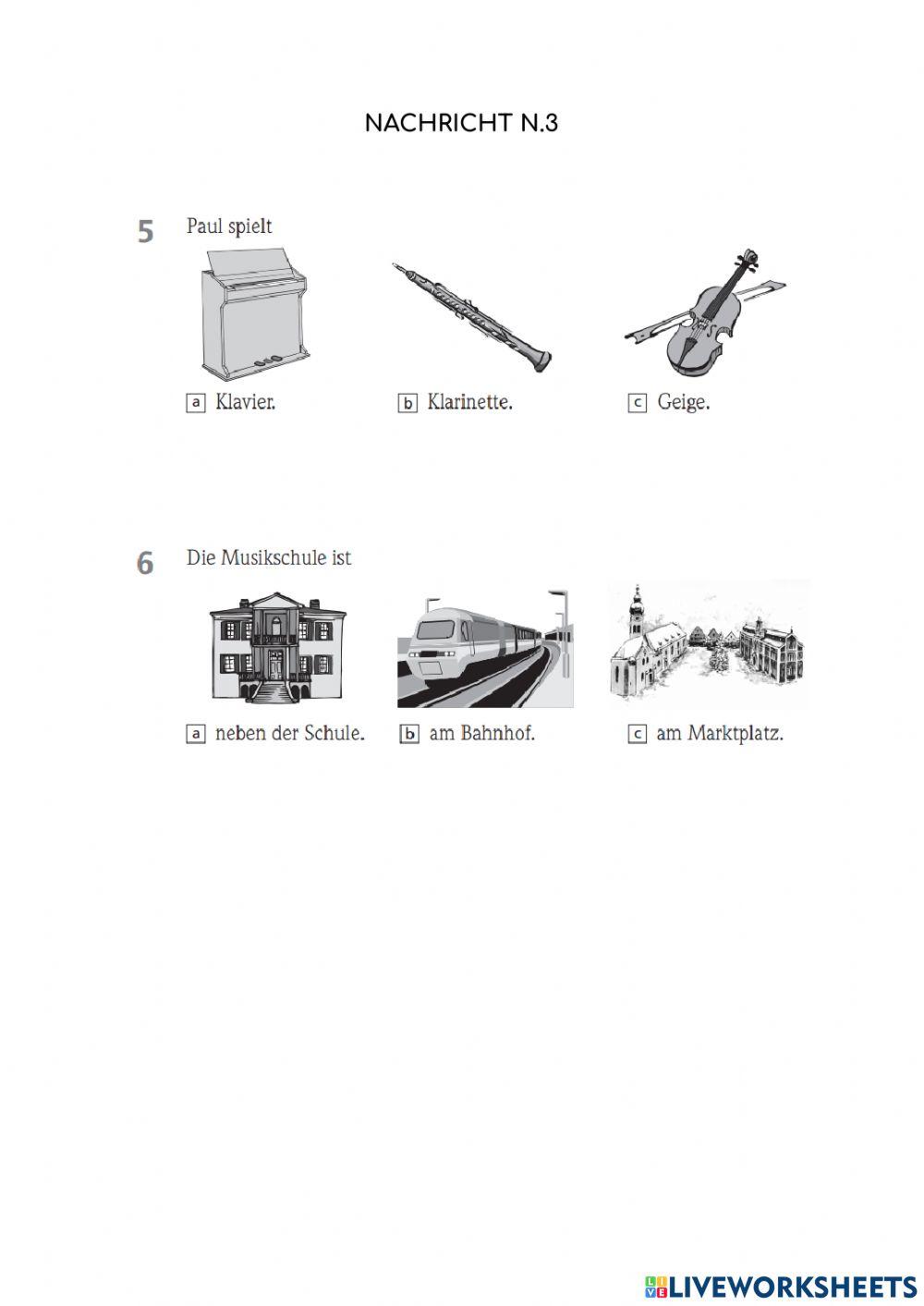 Hör-und Leseverstehen A1 Goethe
