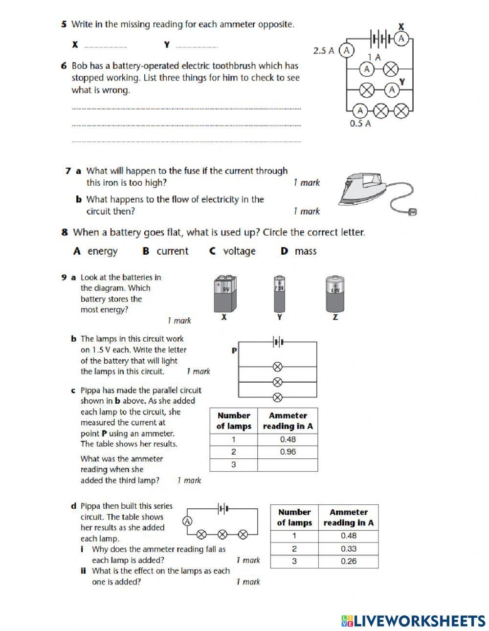 962581 | Simple Circuits | Nozim | LiveWorksheets
