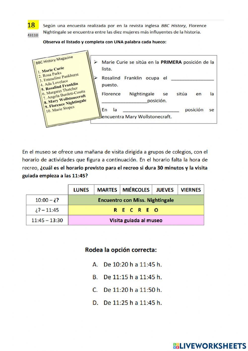 Prueba externa tercero 1