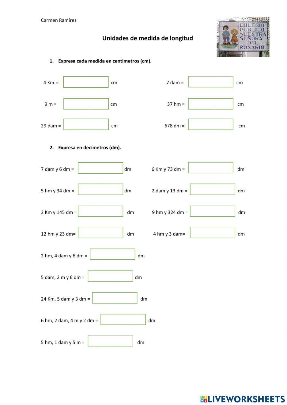 Unidades de medida de longitud