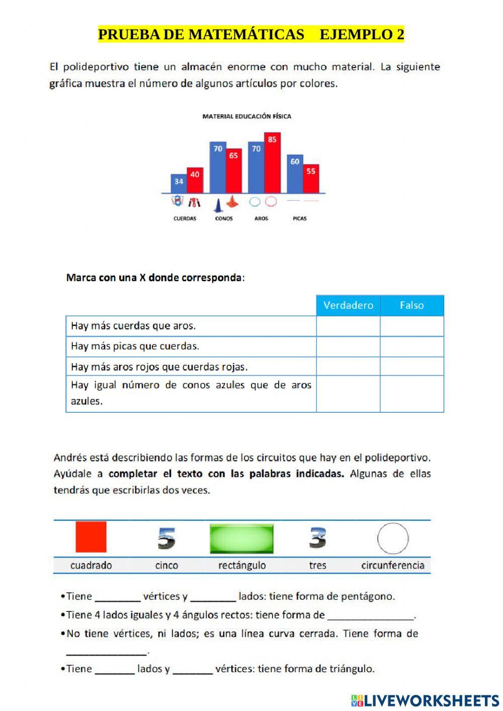 Prueba externa tercero 2