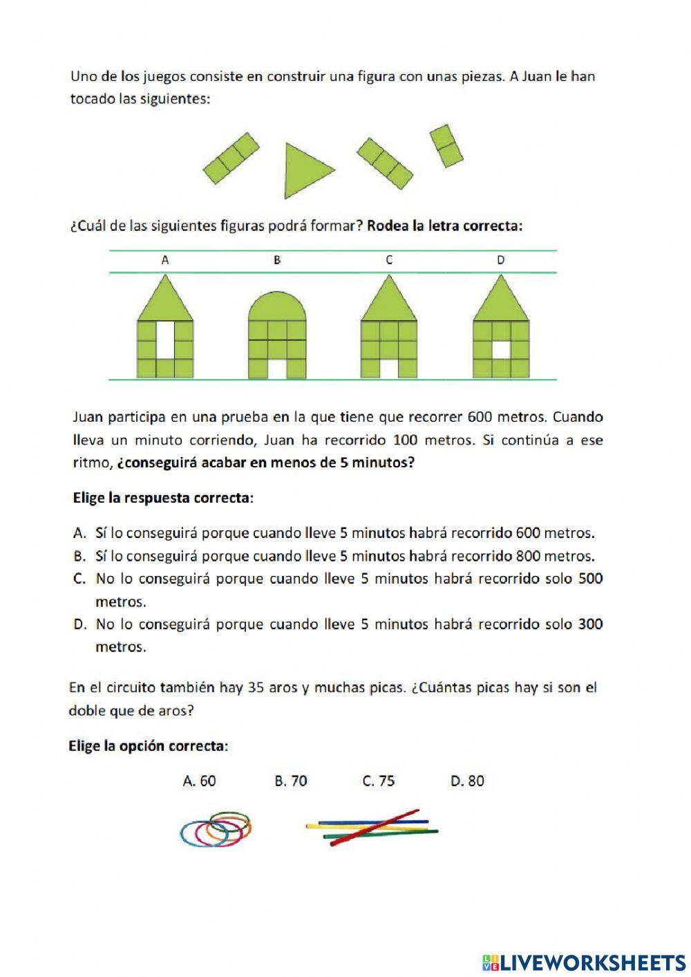 Prueba externa tercero 2