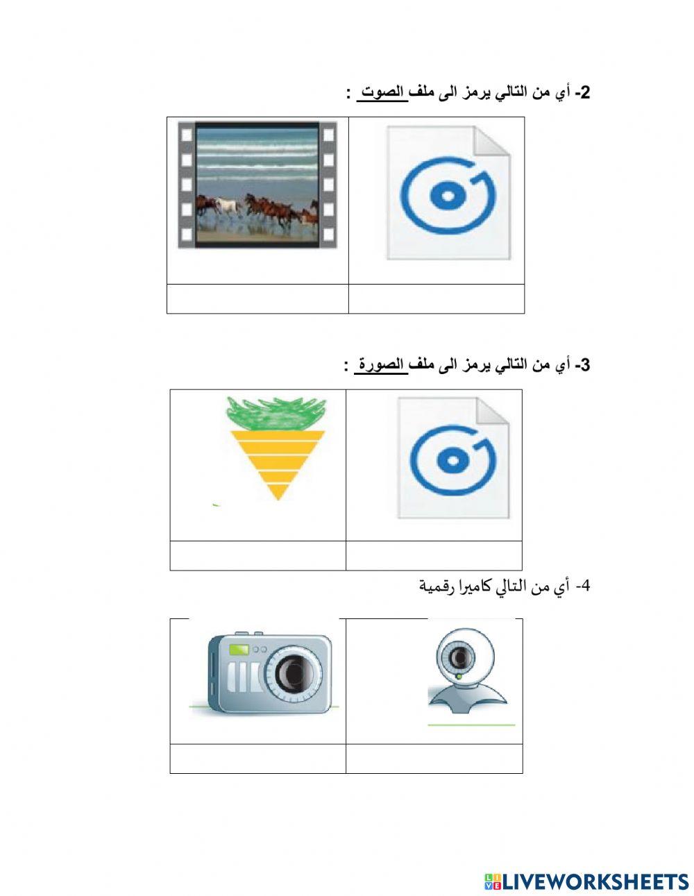 الوحدة الثانية-الدرس الاول -اجهزة الحاسوب