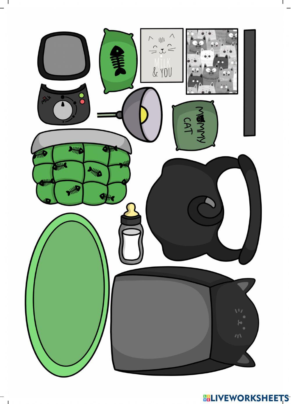 Baby paper doll worksheet Live Worksheets