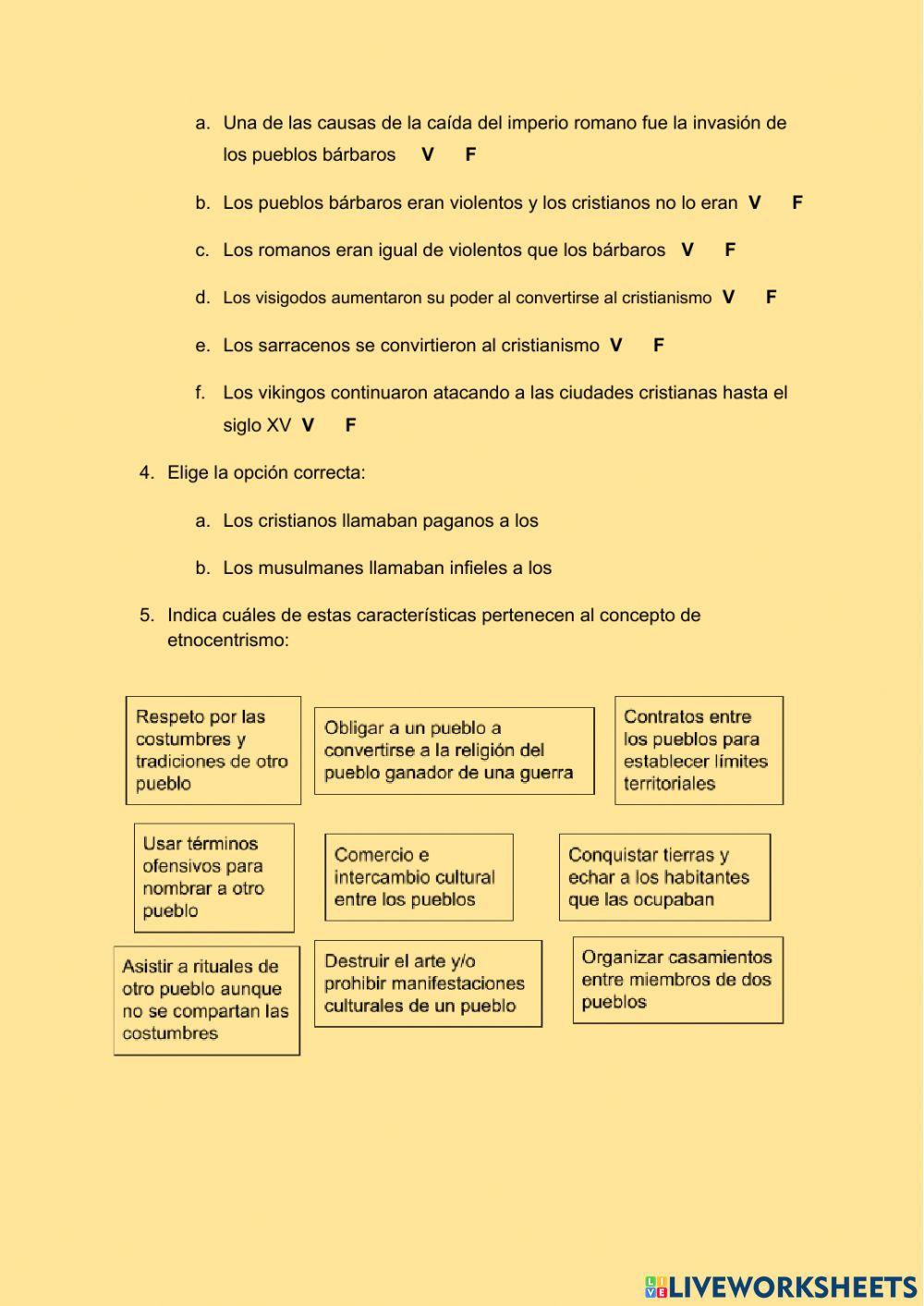 Los bárbaros y el etnocentrismo