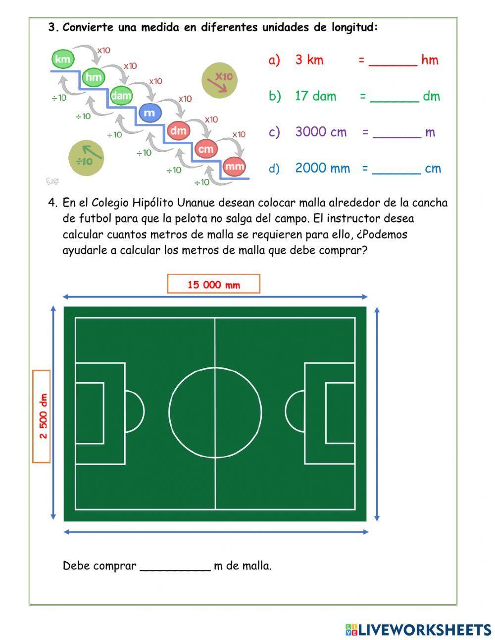 Examen Bimestral Primaria Geometría 5to
