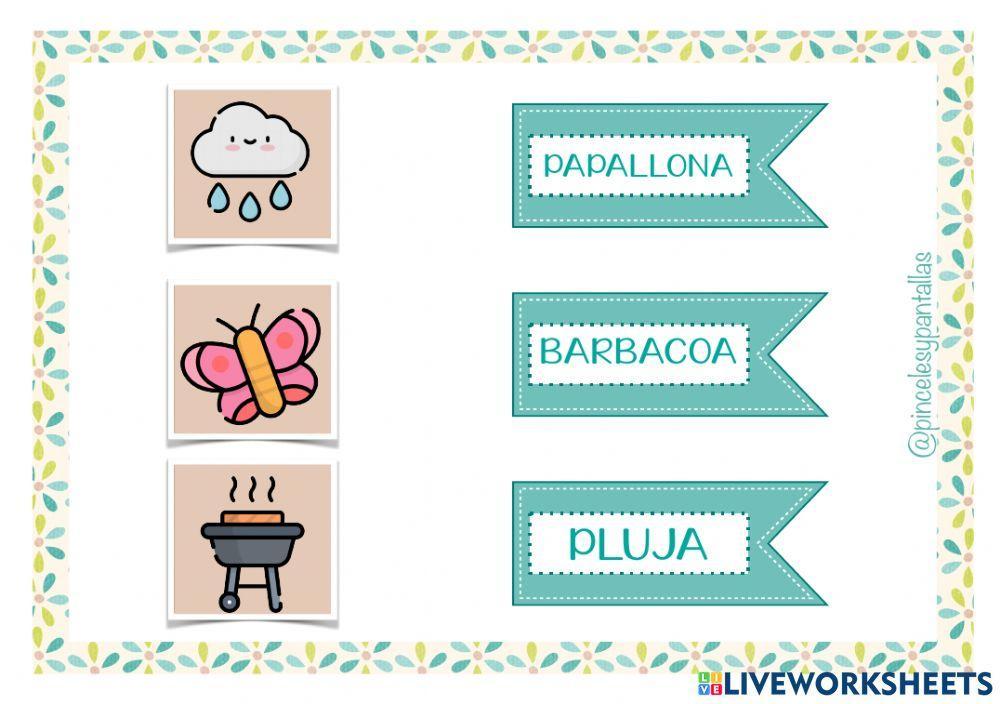 Vocabulari primaveral