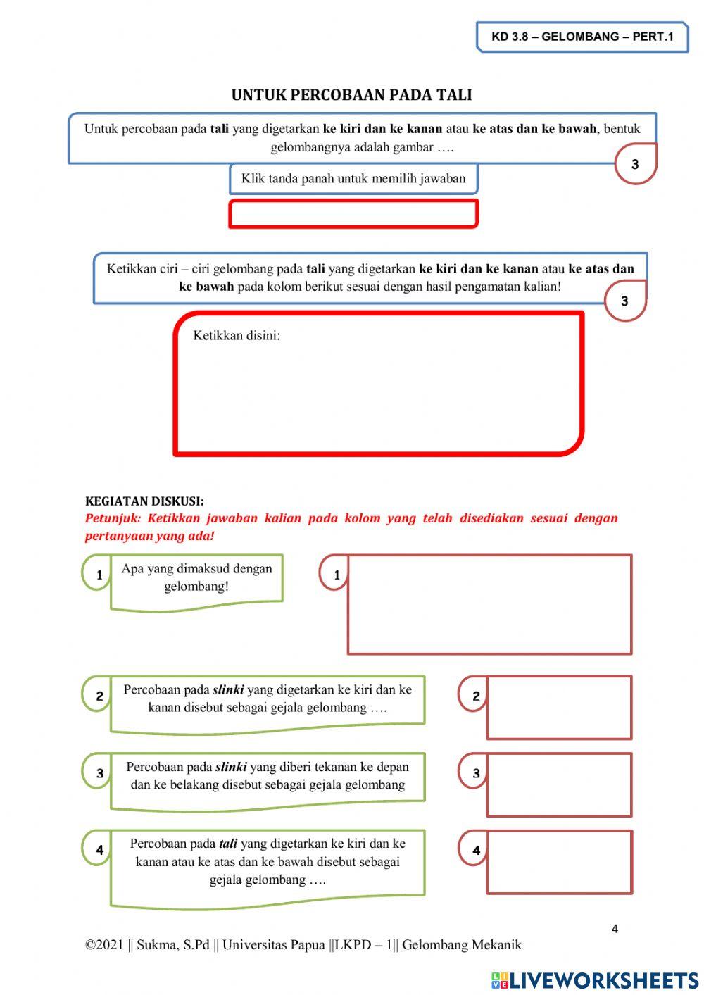 LKPD PERT.1 Gelombang Mekanik