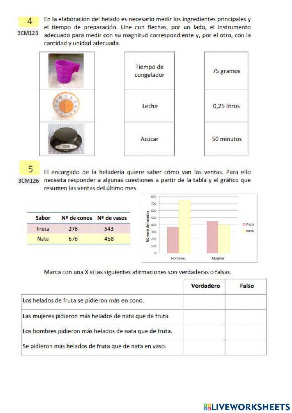 Prueba externa tercero 5