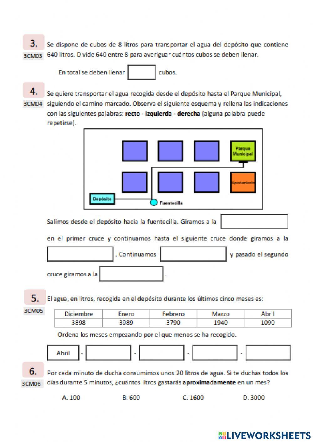 Prueba externa tercero 7