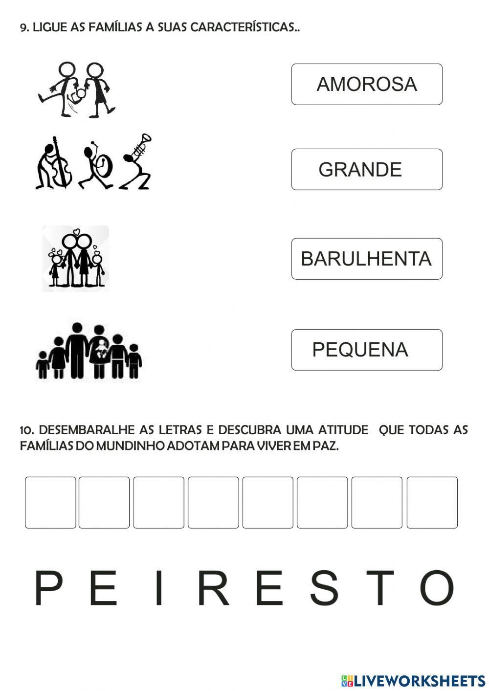 As famílias do mundinho