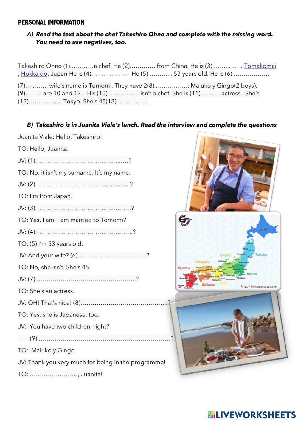 Personal information