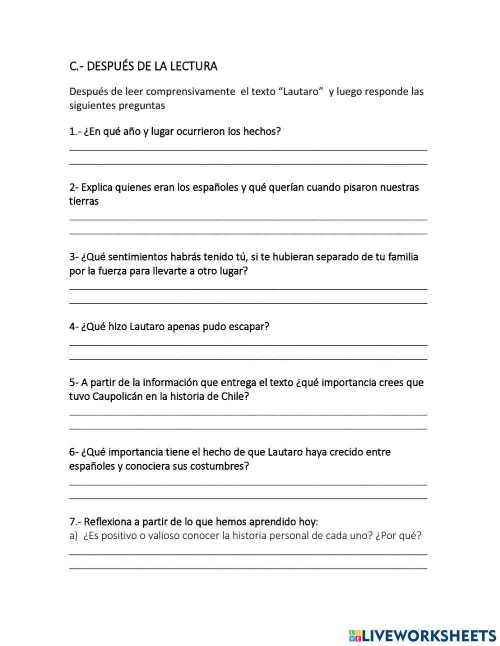 Texto de relatos historicos