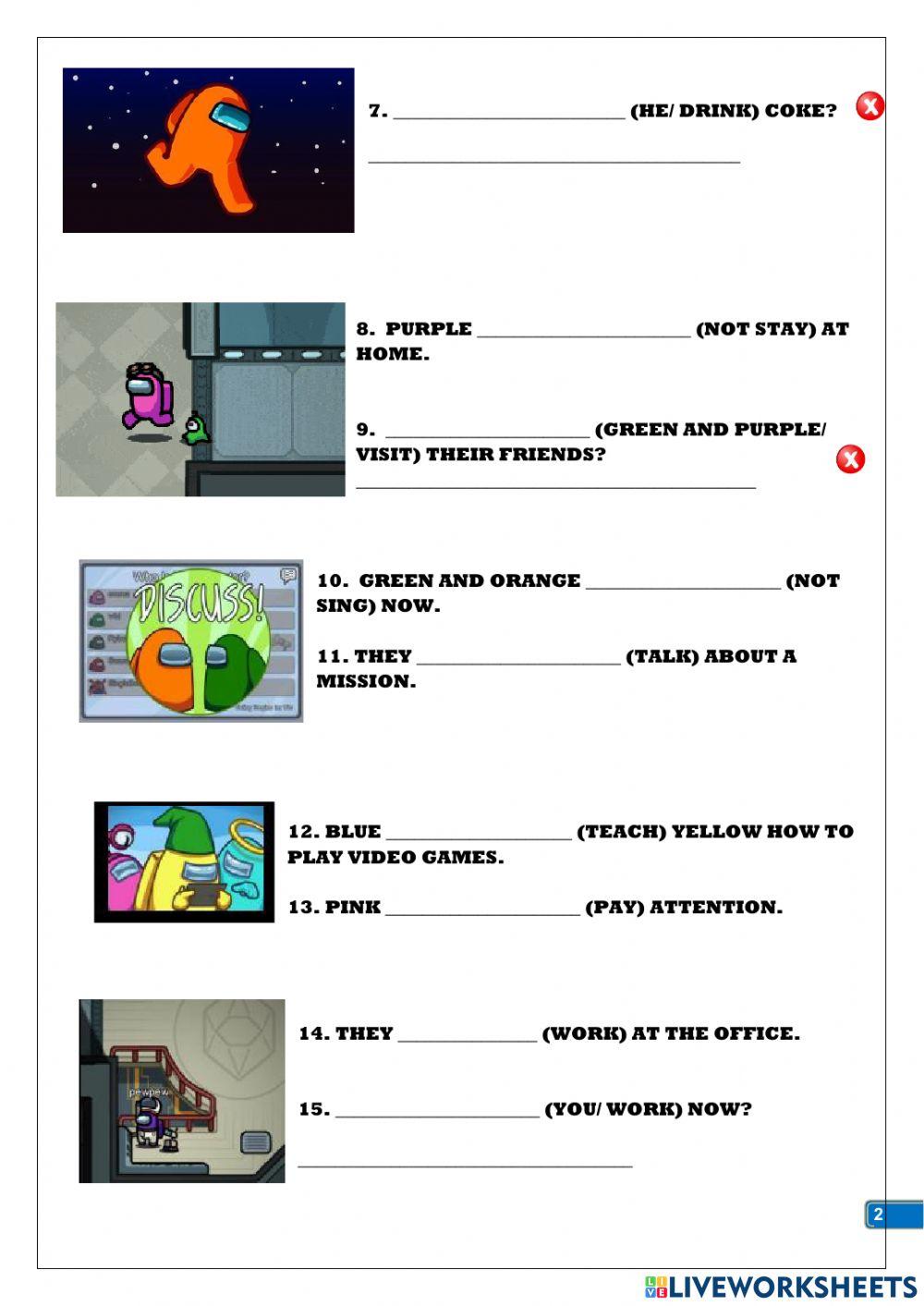 PRESENT CONTINUOUS ALL FORMS