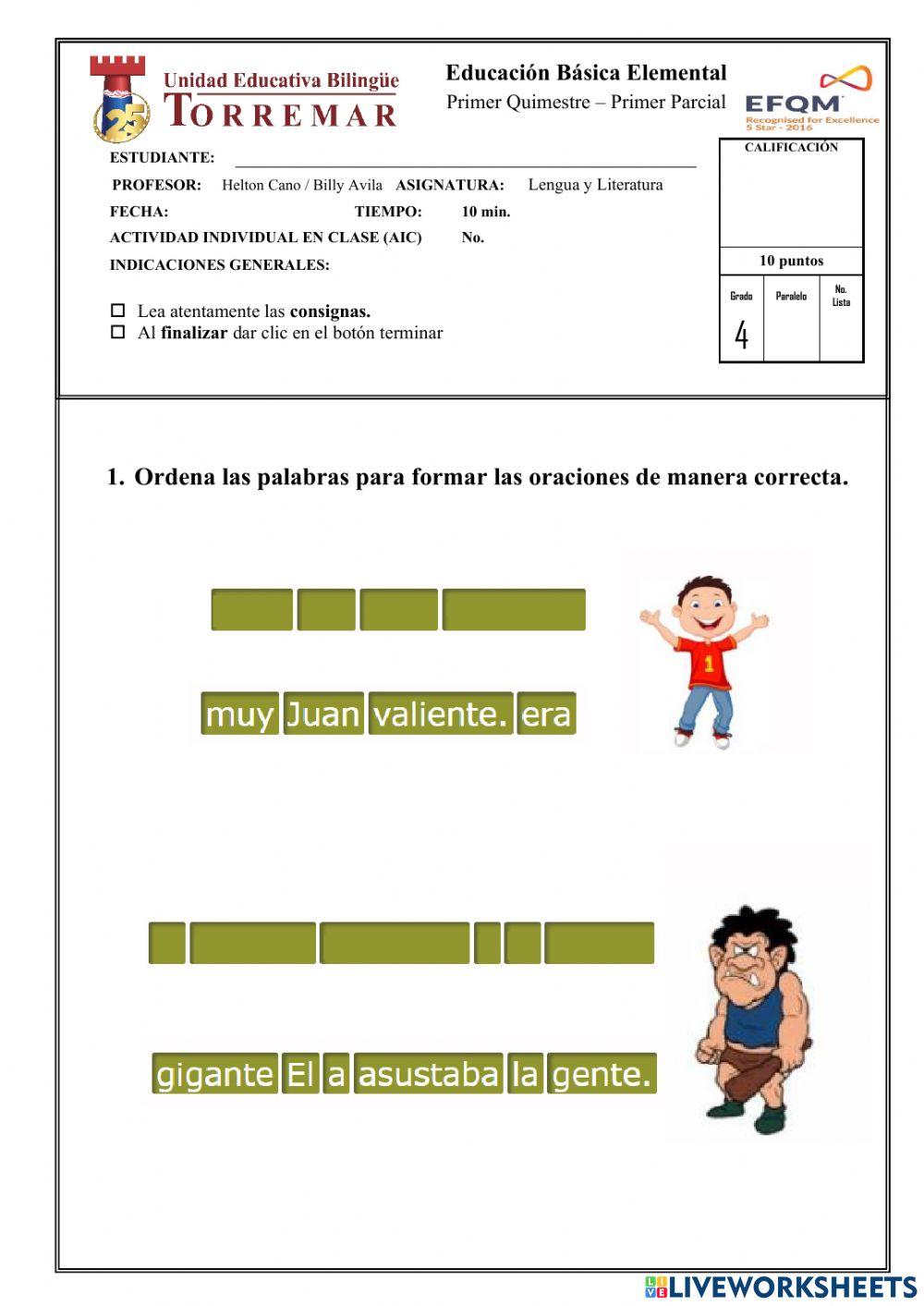 Semana de diagnóstico - Juan el gigante