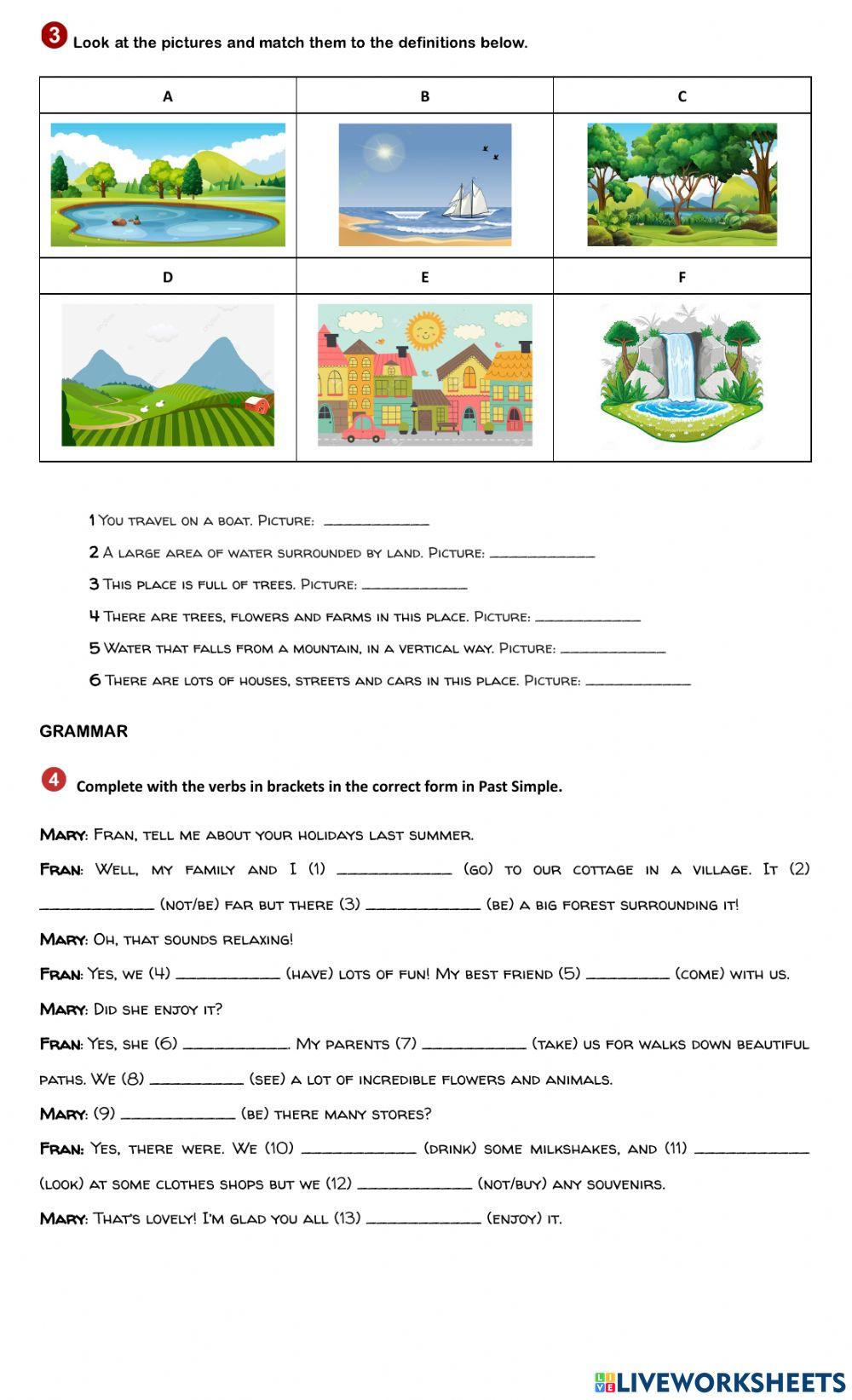 TEST - 5TH FORM - FIRST TERM