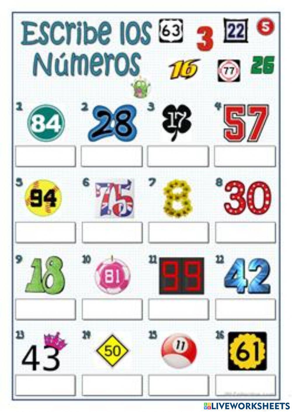 Números hasta el 100