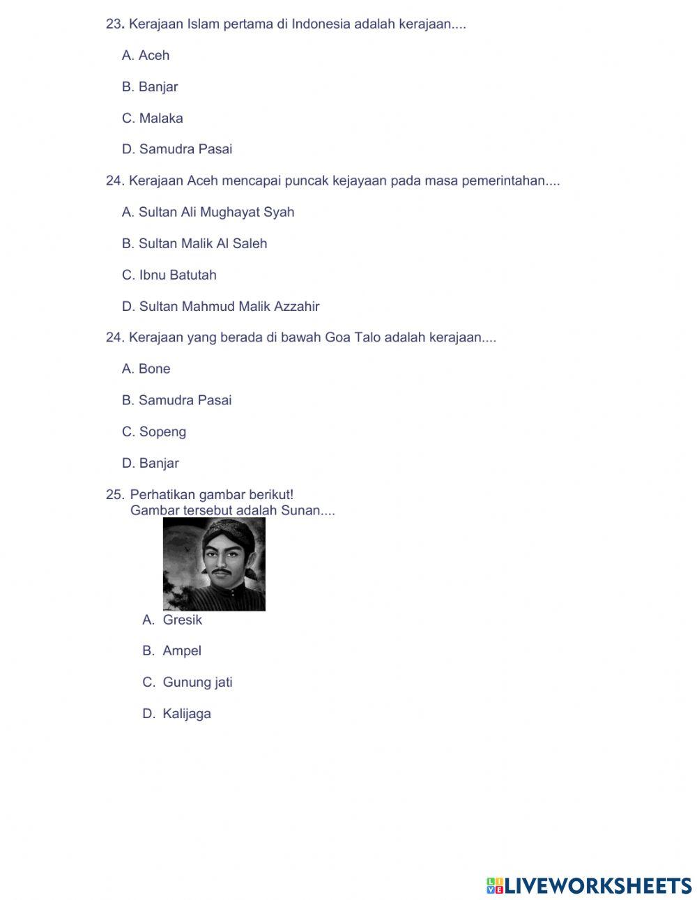 Latihan soal-soal IPS