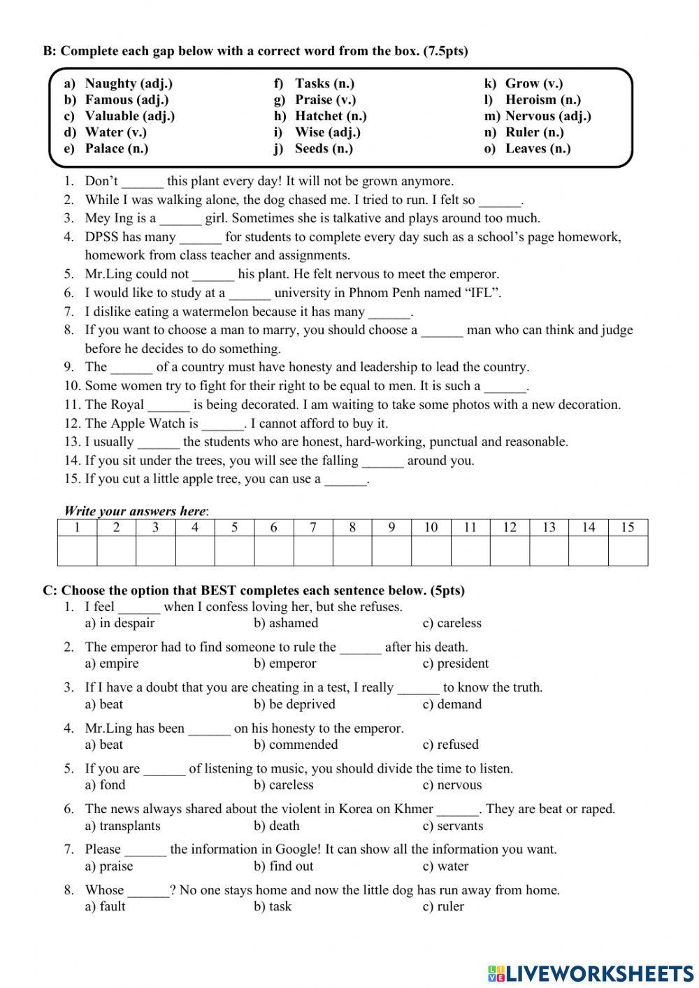 Mid-term CE