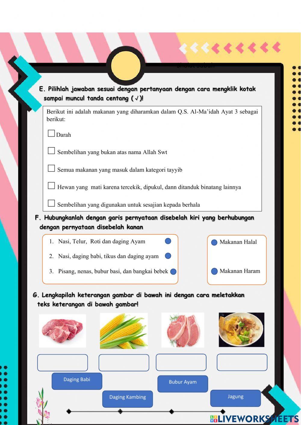 Makanan Halal dan Haram